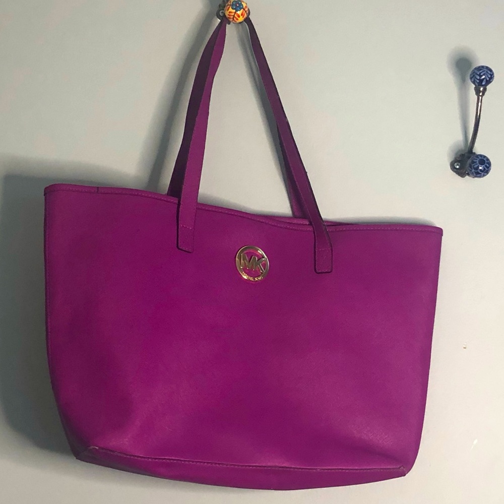 Michael Kors Raspberry tote.